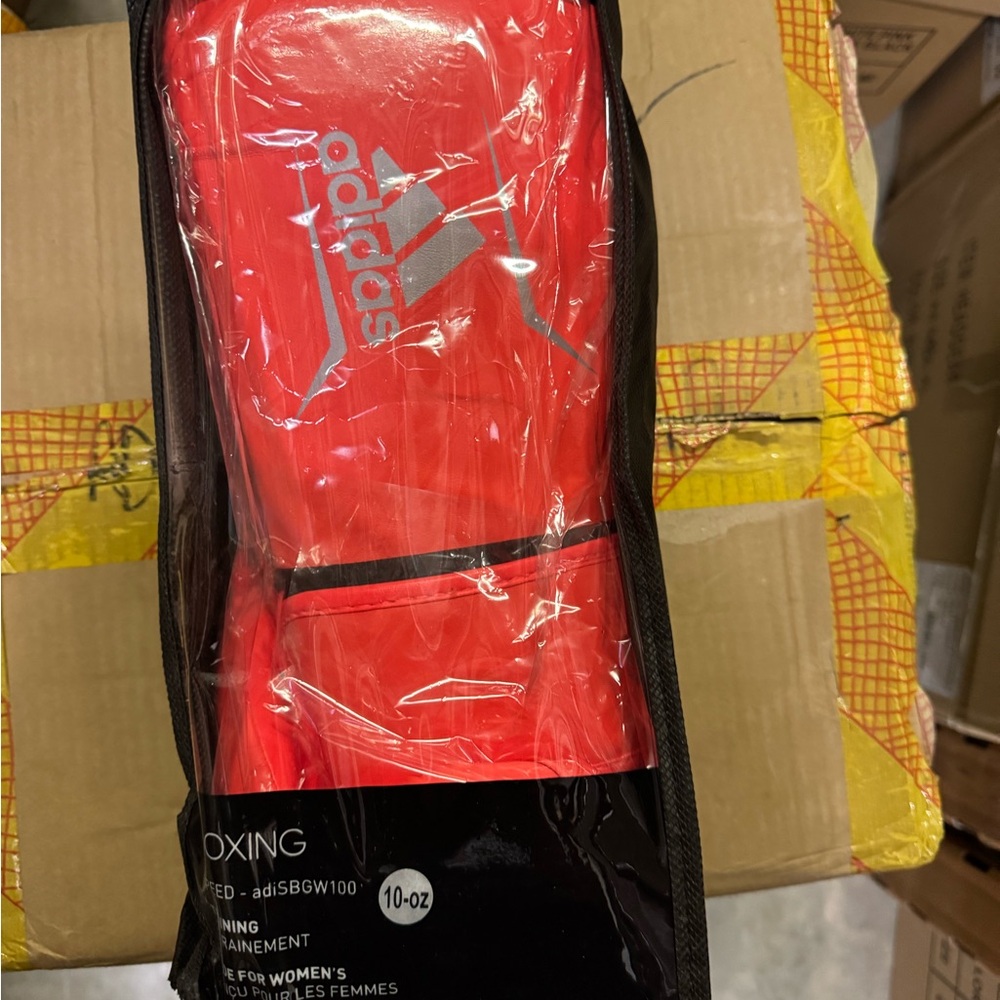 Adidas Red Boxing Gloves